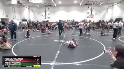 60 lbs Round 4 - Ayden Williams, KC Elite Training Center vs Michael Willford, Grizzlies Wrestling Club