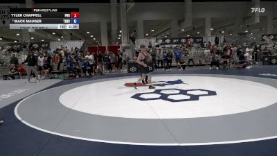 57 lbs Cons. Round 8 - Tyler Chappell, Pittsburgh Wrestling Club vs Mack Mauger, Tiger Style Wrestling Club