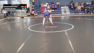165 lbs Champ. Round 1 - Maddox Nelson, Nebraska-Kearney vs William Moneypenny, Colorado Mesa University