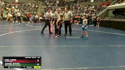 80 lbs 2nd Place Match - Ezekiel Bonar, MWC Wrestling Academy vs Cael Jones, Moyer Elite