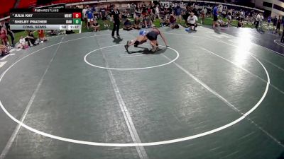 135 lbs Cons. Semis - Julia Kay, Montana vs Shelby Prather, Idaho