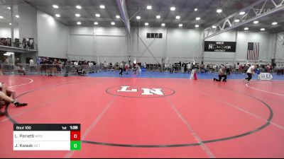 160A lbs Round Of 32 - Lucas Parietti, Wyoming Seminary vs Jason Kwaak, Kd Training Center