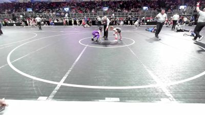 52.1-55.7 lbs Semifinal - Nova Forney, Wymore vs Kalynda Smallwood, South Central Punisher Wrestling Club