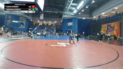 170 lbs Champ. Round 2 - Zaire Romero, North Brunswick Twp. vs Kristian Patrick, Charter School Of Wilmington