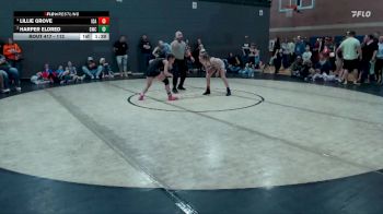 112 lbs Round 2 - Harper Eldred, Grizzly Wrestling Club vs Lillie Grove, Idaho