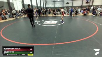 126 lbs Champ. Round 1 - Alexzander DePass, WA vs Colby Cook, OR