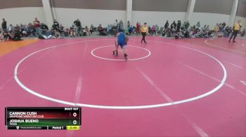 97-98 lbs Round 1 - Cannon Cush, Grapevine Wrestling Club vs Joshua Bueno, Texas