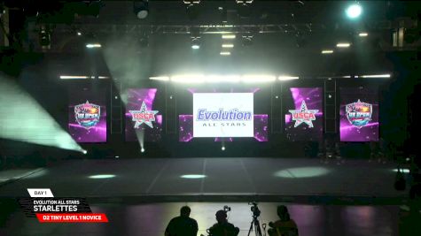 Evolution All Stars - Starlettes [2026 D2 Tiny Level 1 Novice Day 1] 2026 US Open Cheerleading & Dance Championship