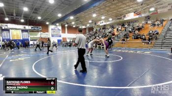 285 lbs Champ. Round 1 - Roman Paopao, Victor Valley vs Raymond Flores, Mountain View