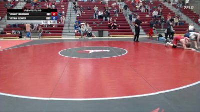 175 lbs Quarterfinal - Riley Berger, Buzzsaw Wrestling Club vs Ryan Lewis, Middleton Wrestling Club