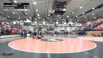 110 lbs Consi Of 8 #1 - Kyndell Eldridge, Durant High School Girls vs Yorlet Munoz, McAlester High School Girls