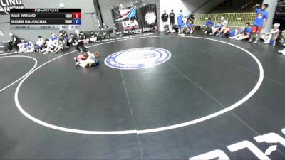 120 lbs Mas Hatano, SAWA - Sacramento Area Wrestling Association vs Ryder Doleschal, BAWA-Bay Area Wrestling Association