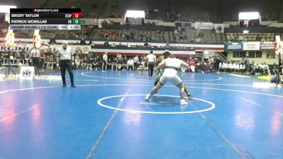 215 lbs Champ Round 1 (16 Team) - Brody Taylor, St. Augustine Prep vs Patrick Mcmillan, Green Run
