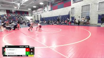 126 lbs Cons. Round 5 - Adis Wesson, Perry vs Cristoforo Martinez, Del Norte