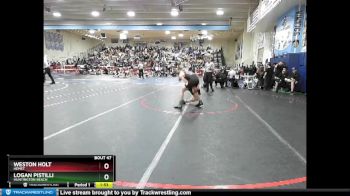 126 lbs Champ. Round 1 - Weston Holt, Hemet vs Logan Pistilli, Huntington Beach