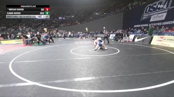 2A/1A Boys 144 Quarterfinal - Micah Davis, Siletz Valley Boys vs Cash Good, Oakland Boys