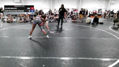 128 lbs Round 2 (3 Team) - Zuri Mccalpine-ingram, AR-15 vs Lillian Malloy, Level Up Wrestling Center