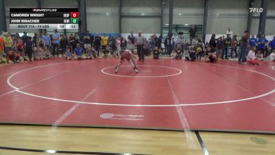 74 lbs Round Of 16 - Camoren Wright, Bedford vs John Risacher, Sewickley