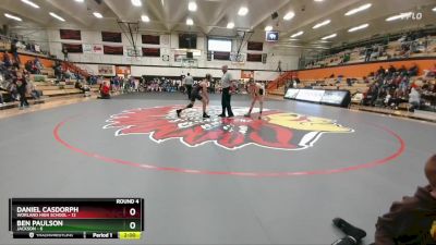 120 lbs Round 4 (6 Team) - Daniel Casdorph, Worland High School vs Ben Paulson, Jackson