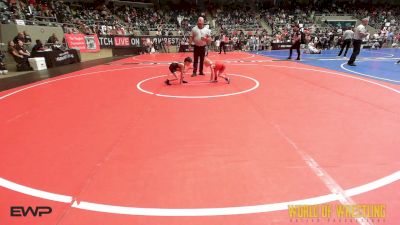 40 lbs Quarterfinal - Bryken Dougan, Immortal Athletics WC vs Maddox Rodriguez, The Valley WC