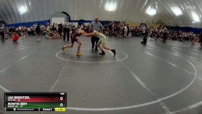 105 lbs Round 5 (8 Team) - Rowyn Bem, Rogue WC vs Jax Brentzel, Silo WC