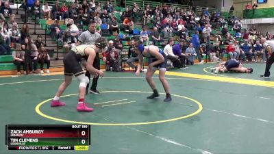 165 lbs Champ. Round 2 - Tim Clemens, Louisville vs Zach Amburgy, Lebanon