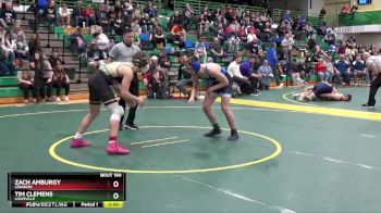 165 lbs Champ. Round 2 - Tim Clemens, Louisville vs Zach Amburgy, Lebanon