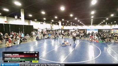 58 lbs Round 3 - Gabriel Myers, LV Bear Wrestling Club (Spring vs Mason Williams, Bonneville Wrestling Club Idah