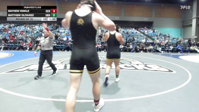 215 lbs Round Of 16 - Mathew Hinkle, Cascade vs Matthew Olivarez, La Mirada