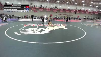 117 B Cons. Round 3 - Valentina Fantoni, Elmhurst vs Isabella Washington-Vasquez, East Stroudsburg University