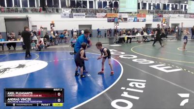 49 lbs Round 1 - Andras Vincze, Avalanche Wrestling Association vs Axel Pleasants, Juneau Youth Wrestling Club Inc.