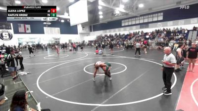 140 lbs Quarterfinal - Kaitlyn Krenz, Poway Wrestling vs Alexa Lopez, Artesia Highschool