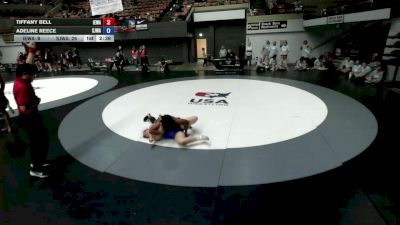 170 lbs Tiffany Bell, IEWA - Inland Empire Wrestling Association vs Adeline Reece, SJWA - San Joaquin Wrestling Association