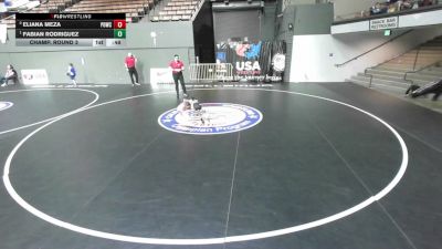 40 lbs Champ. Round 3 - Fabian Rodriguez vs Eliana Meza, Pounders WC