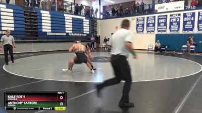 165 lbs Round 1 - Kale Roth, Dubuque vs Anthony Sartori, Eureka