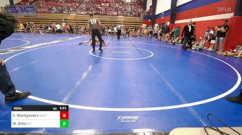 85 lbs Quarterfinal - Xander Montgomery, Skiatook Youth Wrestling vs Waylon Giles, Sallisaw Takedown Club