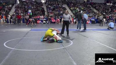 130 lbs Quarterfinal - Tripp Kinnison, Bobcat WC vs Knox Page, Wichita Blue Knights