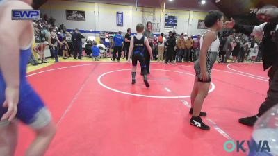 83-90 lbs Quarterfinal - Baylor Allison, Checotah Matcats vs Sam Satterfield, Tulsa Blue T Panthers