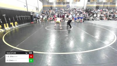 170 lbs Consi Of 8 #2 - Elijah Ellis, North Haven vs Xaiver Dietz, Ellis Tech