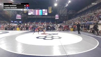 105 lbs Champ. Rd Of 64 - Audrey Marquez, CA vs Alyssa Wheeler, IA