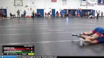 165 lbs Cons. Round 2 - Austin Voss, Wisconsin-Platteville vs Caleb Brandenburg, Wisconsin-Platteville