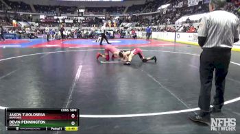 1A-4A 120 Cons. Semi - Devin Pennington, Deshler vs Jaxon Tuiolosega, Ohatchee