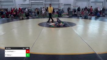 55-B lbs Round Of 16 - Elijah Crihfield, WV vs Parker Berg, PA