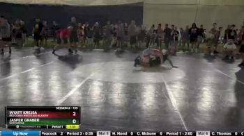 135 lbs Champ. Round 1 - Wyatt Krejsa, Red Cobra Wrestling Academy vs Jasper Graber, Northridge