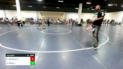 105 lbs Consi Of 16 #1 - Dominic Jacobucci, OH vs Anthony Riotto, NJ