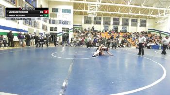 140 lbs 3rd Place Match - Emily Castro, Holtville vs Vivienne Wright, Mira Mesa