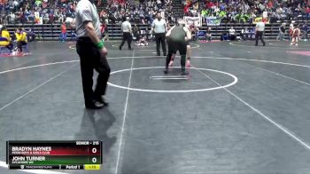 215 lbs Champ. Round 1 - John Turner, Sycamore WC vs Bradyn Haynes, Pekin Boys & Girls Club