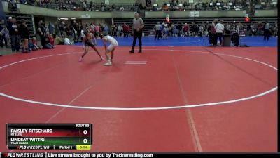 80 lbs Semifinal - Paisley Ritschard, RT Elite vs Lindsay Wittig, Team Nazar