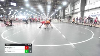 220 lbs Rr Rnd 3 - Mason Higley, Buffalo Valley Wrestling Club - Black vs Juuso Young, Muddawg Wrestling Club