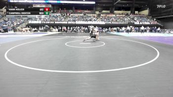 157 lbs Cons. Semi - Hank Kolich, Overland Park-St. Thomas Aquinas HS vs Campbell Denton, Wichita-Bishop Carroll HS